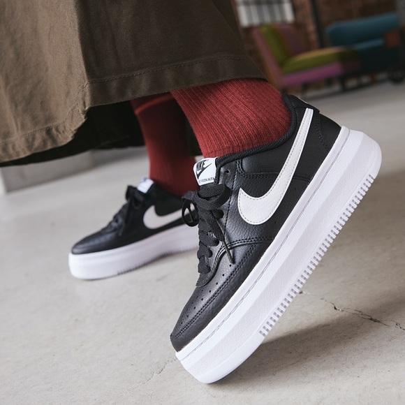 🌟NIKE Women’s Nike Court Vision Alta Black/White - Size 7.5 & 8 - Picture 2 of 12